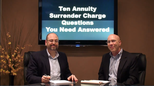 Annuity Surrender Charges<br>Top Ten Questions & Answers